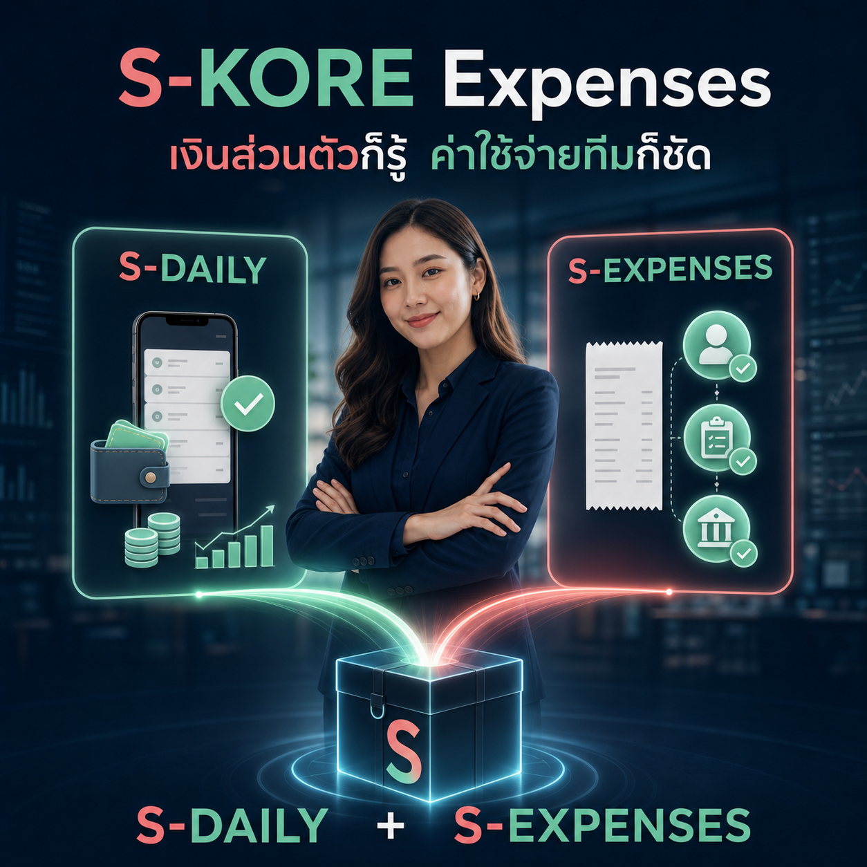S-KORE Family ระบบควบคุมรายจ่ายและคำขอเบิกของครอบครัว